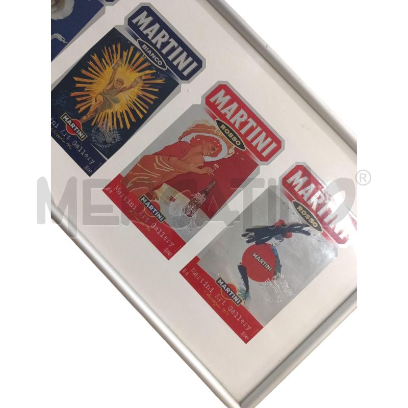 QUADRO RETTANGOLARE MARTINI 6 ETICHETTE | Mercatino dell'Usato Chieri 3