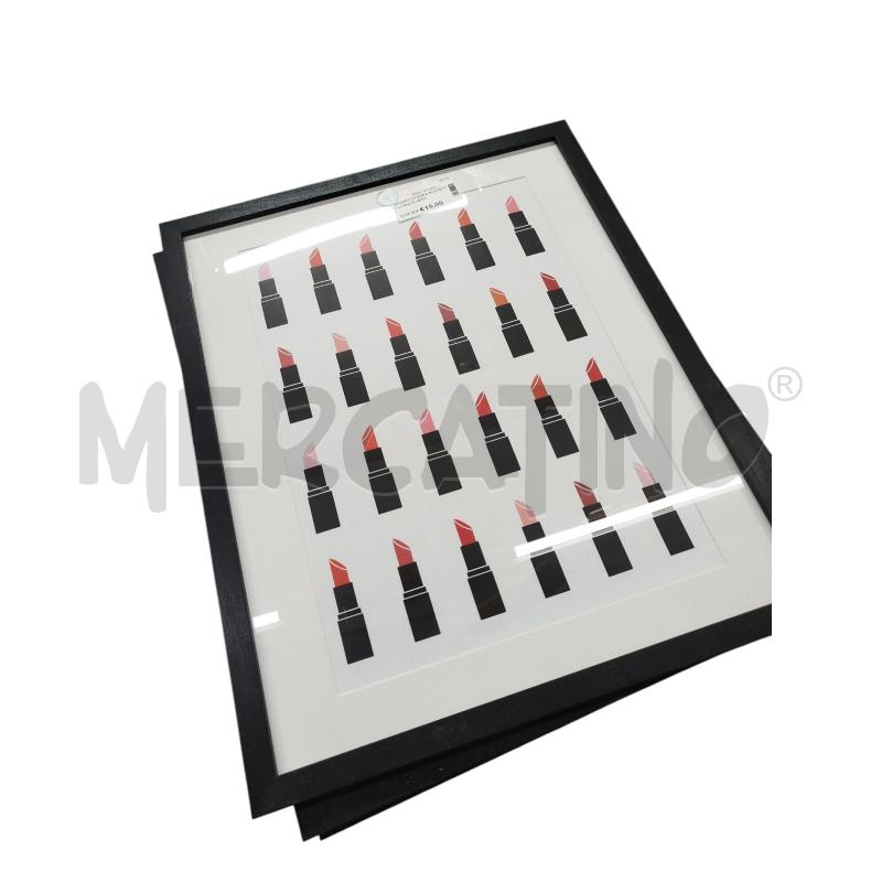 QUADRO STAMPA ROSSETTI CORNICE NERA | Mercatino dell'Usato Chieri 1