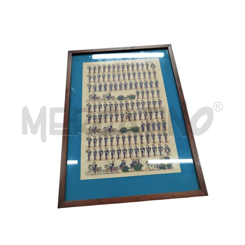 QUADRO STAMPA SOLDATI | Mercatino dell'Usato Chieri 1