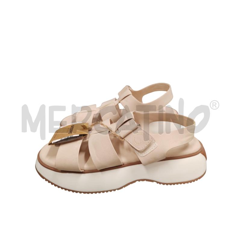 SANDALI DONNA BEIGE EF SCAMO GIOSEPPO NUOVO | Mercatino dell'Usato Chieri 2