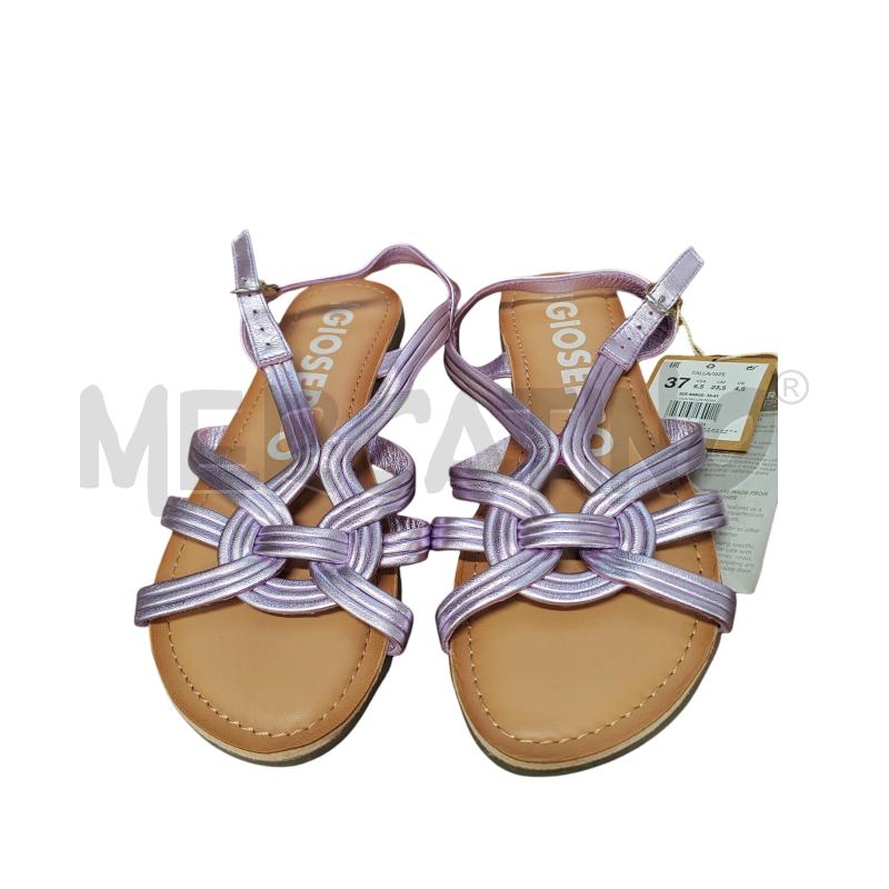 SANDALI DONNA FASCIA MALVA METALLIZZ NUOVI GIOSEPPO | Mercatino dell'Usato Chieri 1
