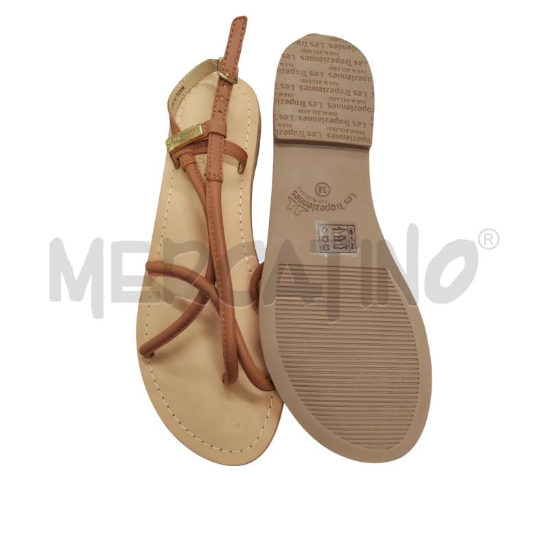 SANDALI DONNA LES TROPEZIENNES FASCIA MARRONI | Mercatino dell'Usato Chieri 3