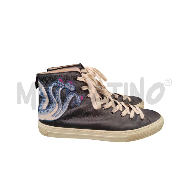 SCARPE UOMO NERE RICAMO DRAGONE BLU GUCCI | Mercatino dell'Usato Chieri 2