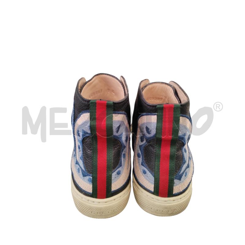 SCARPE UOMO NERE RICAMO DRAGONE BLU GUCCI | Mercatino dell'Usato Chieri 3