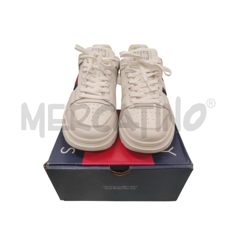 SCARPE UOMO TOMMY HILFIGER BIANCHE  | Mercatino dell'Usato Chieri 1