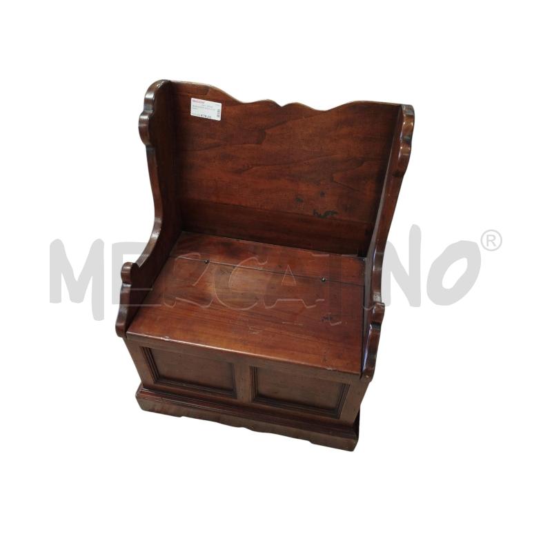 SEDIA LEGNO NOCE SCOMPARTO | Mercatino dell'Usato Chieri 1
