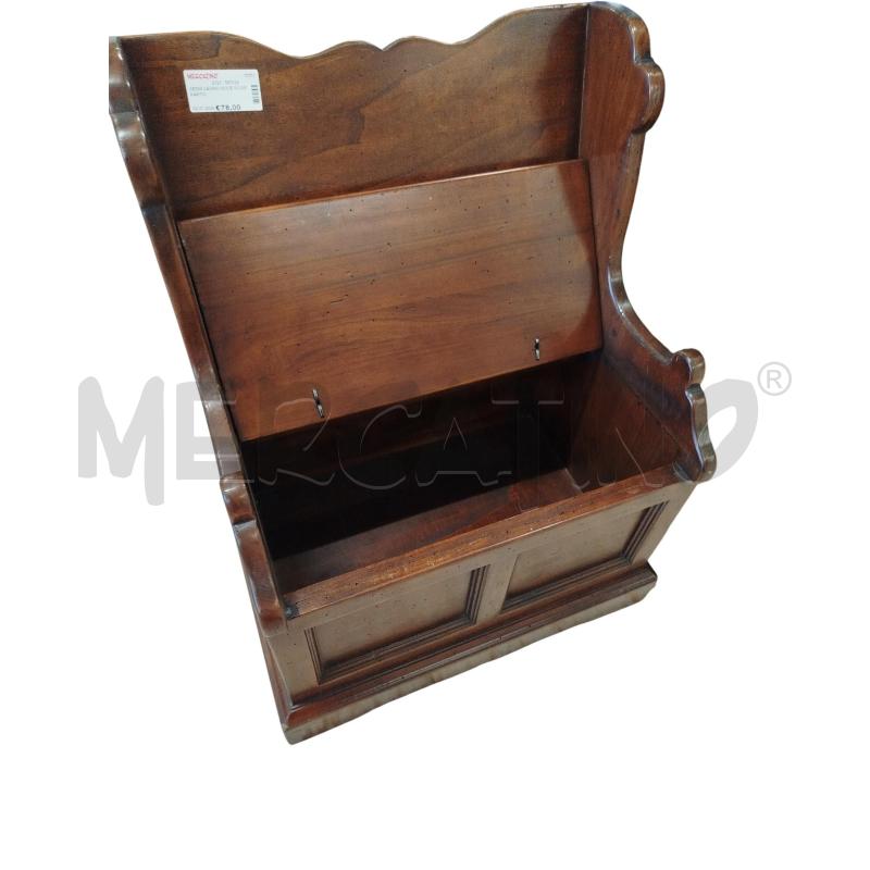 SEDIA LEGNO NOCE SCOMPARTO | Mercatino dell'Usato Chieri 2