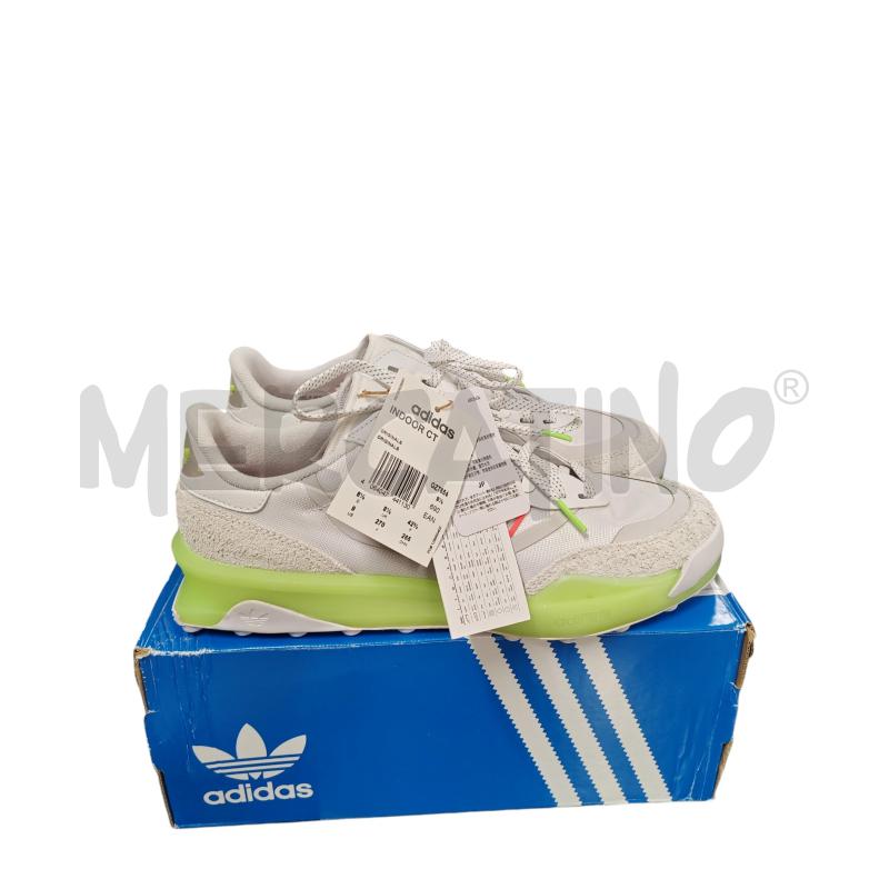 SNEAKERS UOMO ADIDAS BIANCO VERDE FLUO | Mercatino dell'Usato Chieri 2