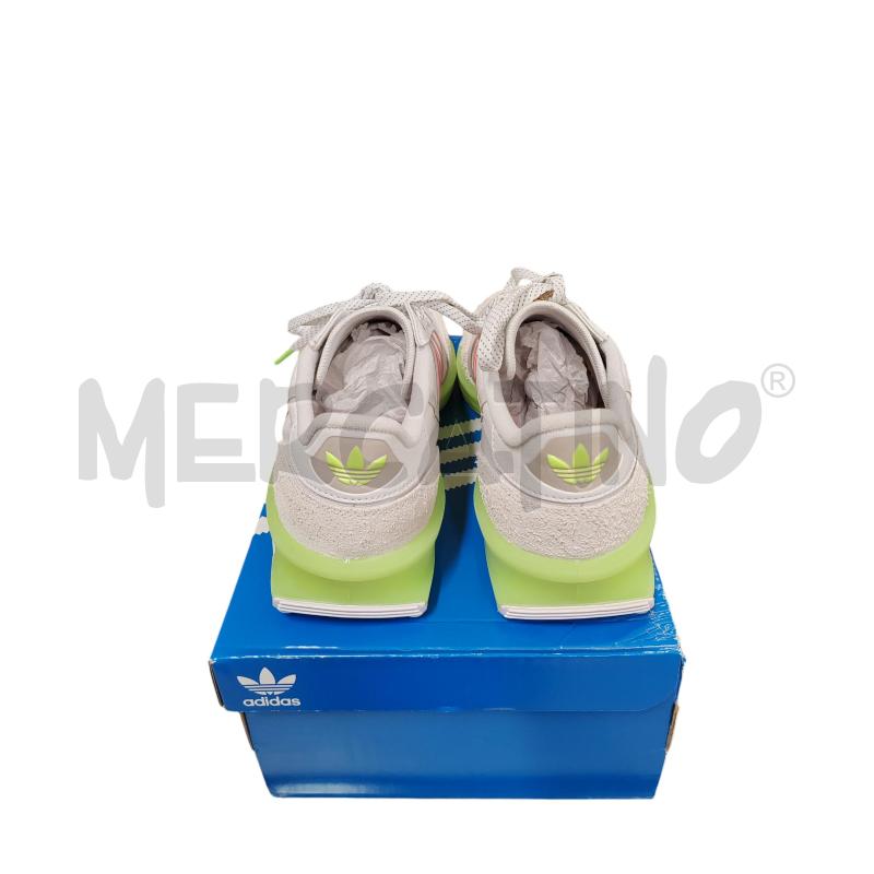 SNEAKERS UOMO ADIDAS BIANCO VERDE FLUO | Mercatino dell'Usato Chieri 3