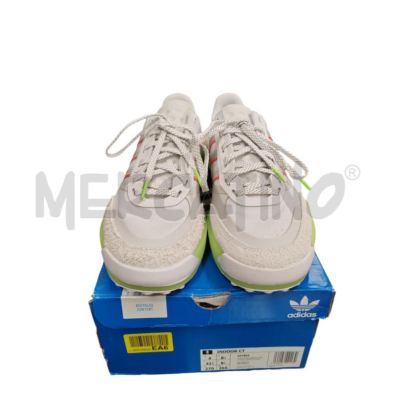 SNEAKERS UOMO ADIDAS BIANCO VERDE FLUO | Mercatino dell'Usato Chieri 5