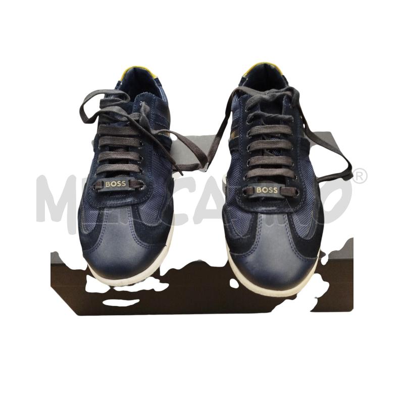 SNEAKERS UOMO BLU GIALLO HUGO BOSS | Mercatino dell'Usato Chieri 1