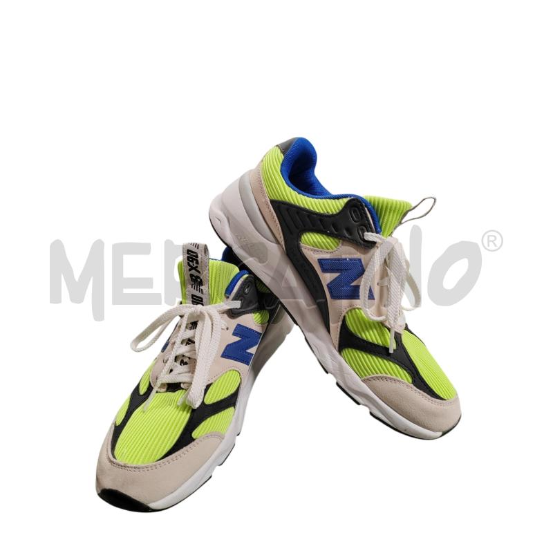 SNEAKERS UOMO NEW BALANCE GIALLO FLUO BEIGE BLU | Mercatino dell'Usato Chieri 1
