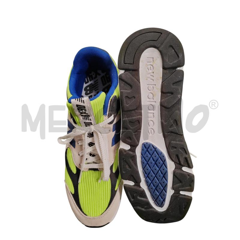 SNEAKERS UOMO NEW BALANCE GIALLO FLUO BEIGE BLU | Mercatino dell'Usato Chieri 4
