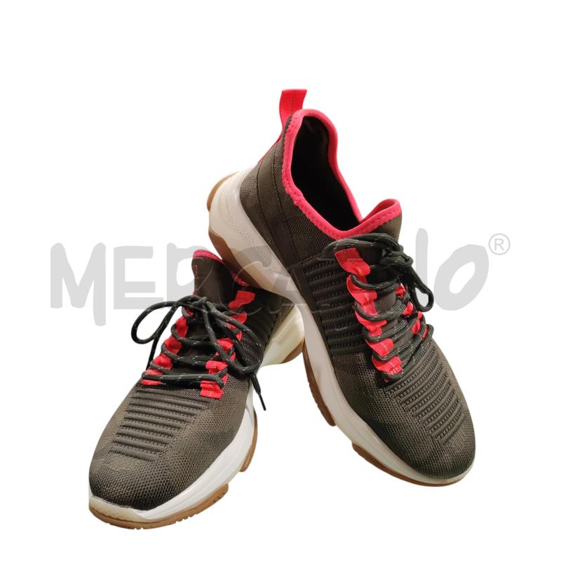 SNEAKERS UOMO VERDE INSERTI ARANCIO FLUO STEVE MADDEN | Mercatino dell'Usato Chieri 1