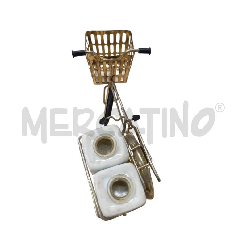 SOPRAMMOBILE BICI SALE E PEPE EPOCA IN METALLO | Mercatino dell'Usato Chieri 2