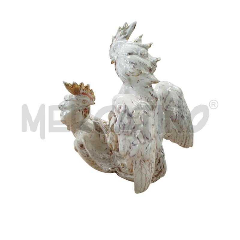 SOPRAMMOBILE IN CERAMICA 'LOTTA TRA GATTI' DIFETTI | Mercatino dell'Usato Chieri 2
