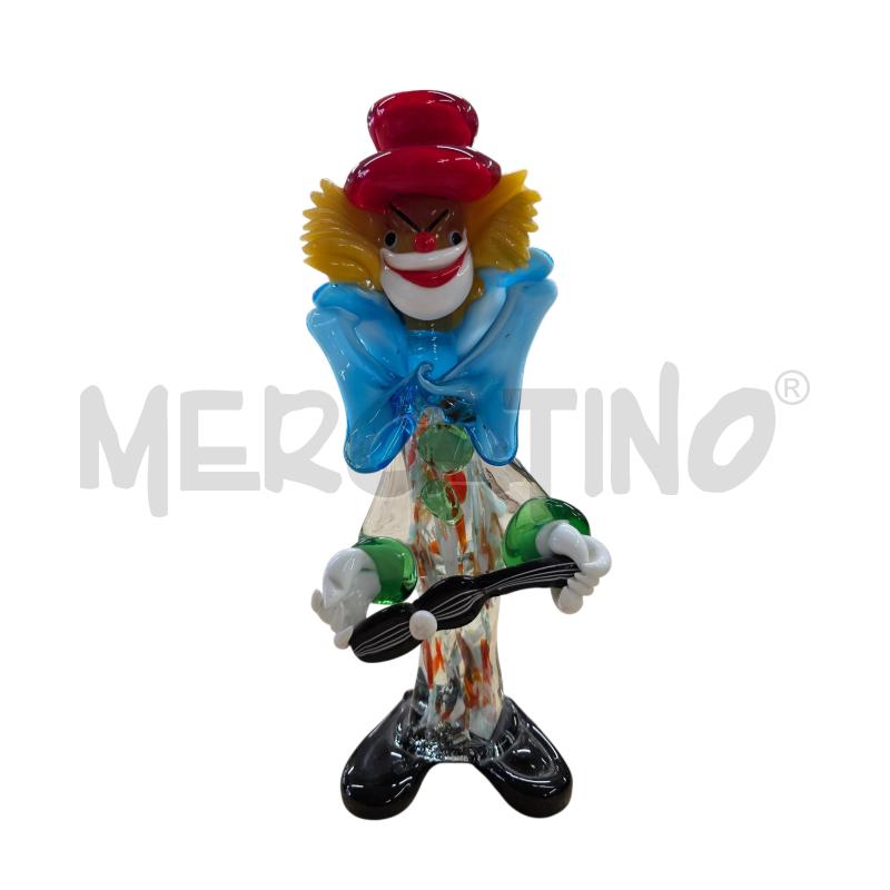 SOPRAMMOBILE IN VETRO MURANO PAGLIACCIO | Mercatino dell'Usato Chieri 1