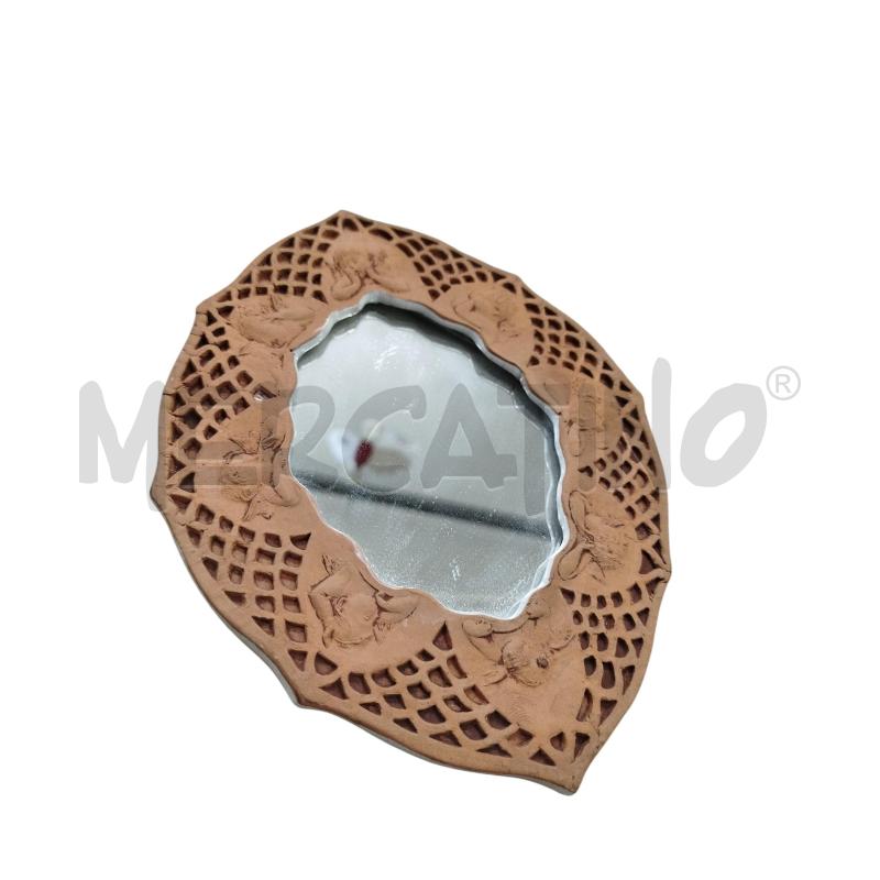 SPECCHIO CORNICE TERRACOTTA | Mercatino dell'Usato Chieri 1