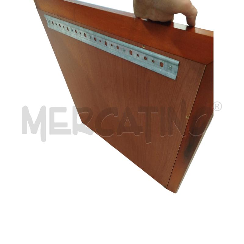SPECCHIO QUADRATO CORNICE LEGNO | Mercatino dell'Usato Chieri 3