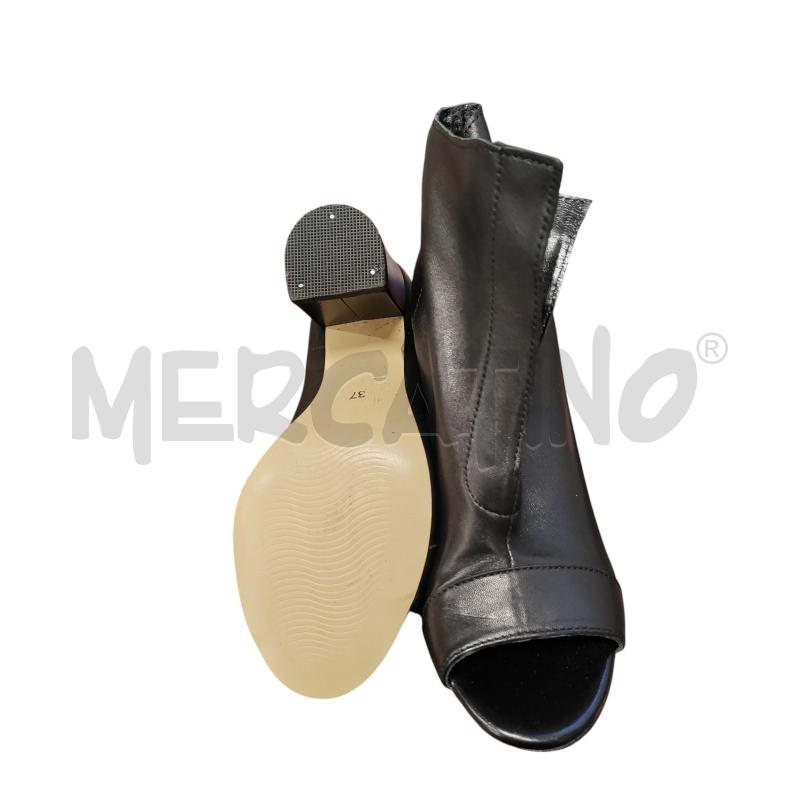 STIVALETTI DONNA NERO PELLE FORMENTINI OPEN TOE TACCO | Mercatino dell'Usato Chieri 4