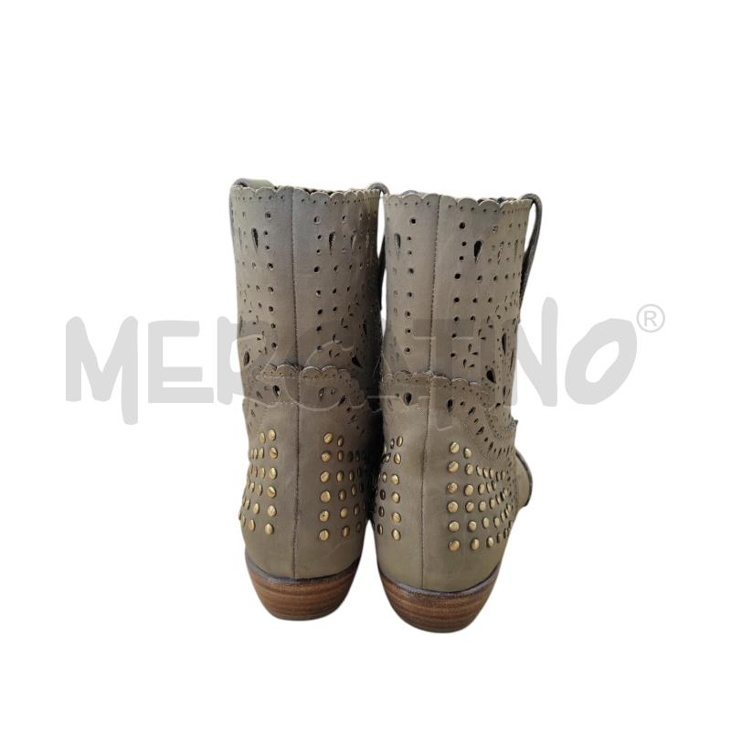 STIVALI DONNA VERDE TRAFORATO RIPICCA | Mercatino dell'Usato Chieri 3