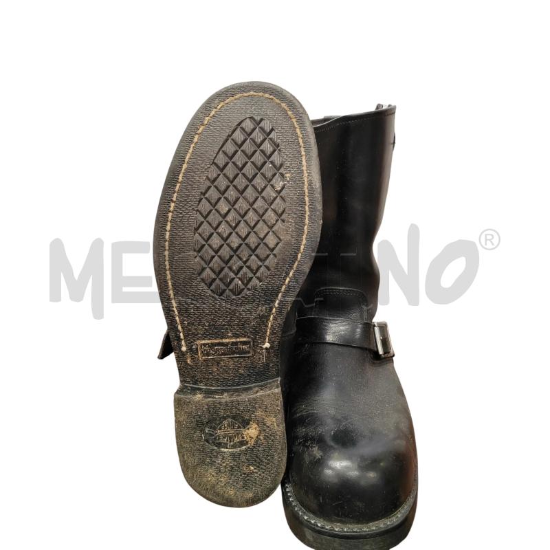 STIVALI UOMO NERI PELLE POLICE RIDER | Mercatino dell'Usato Chieri 5