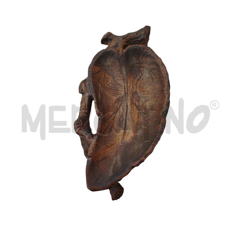 SVUOTA TASCHE LEGNO FOGLIA INTASRIATO | Mercatino dell'Usato Chieri 1