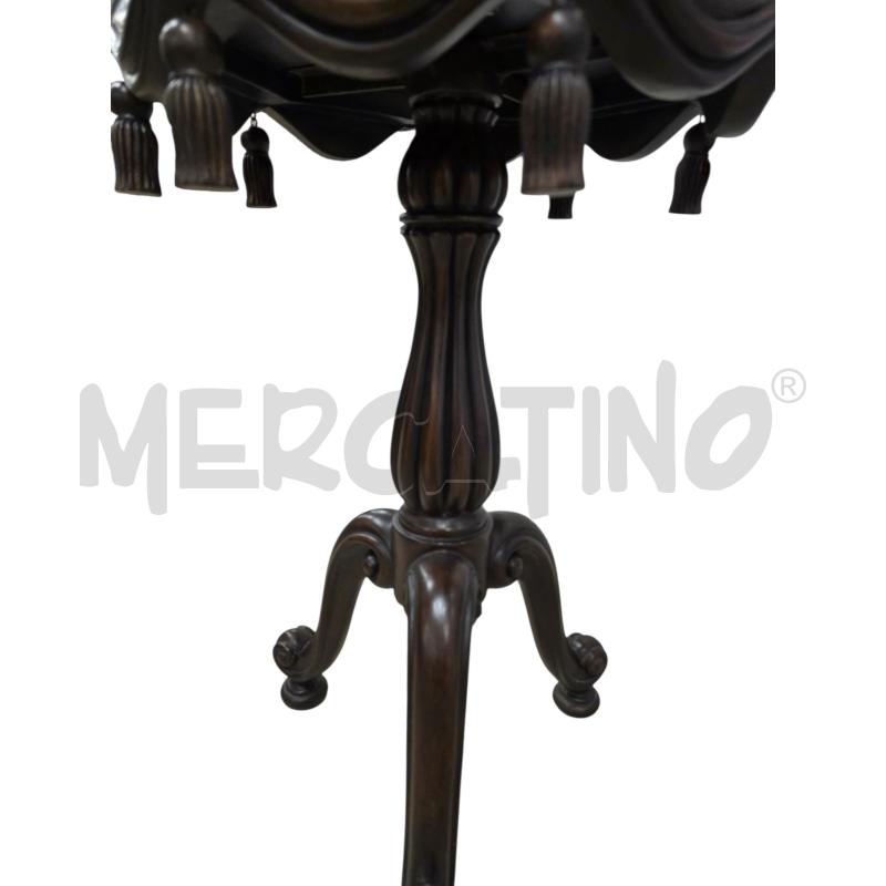 TAVOLINO ESAGONALE CON PENDENTI IN LEGNO UNO MANCANTE | Mercatino dell'Usato Chieri 3