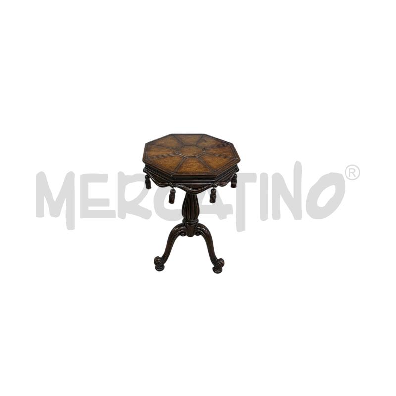 TAVOLINO ESAGONALE CON PENDENTI IN LEGNO UNO MANCANTE | Mercatino dell'Usato Chieri 5
