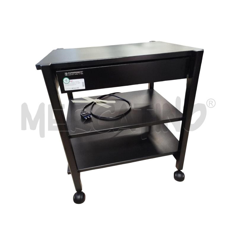 TAVOLINO PORTA TV NERO FOPPAPEDRETTI | Mercatino dell'Usato Chieri 1