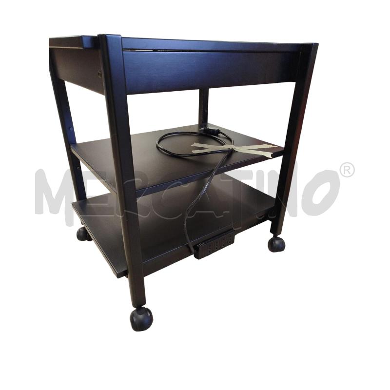 TAVOLINO PORTA TV NERO FOPPAPEDRETTI | Mercatino dell'Usato Chieri 3