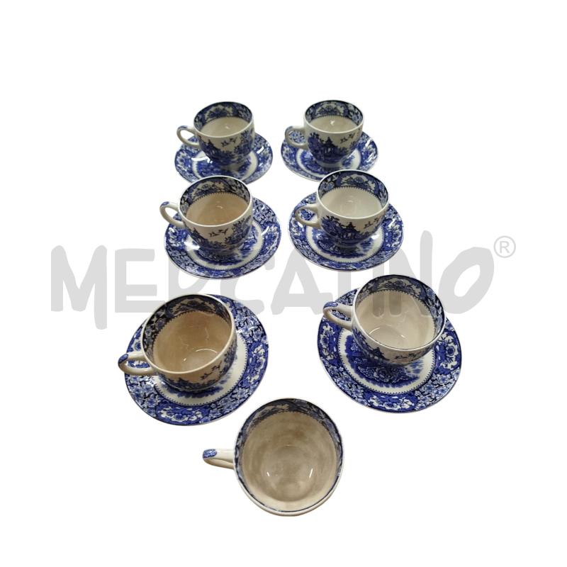 TAZZE PZ. 7 + 6 PIATTI ENGLAND  | Mercatino dell'Usato Chieri 1