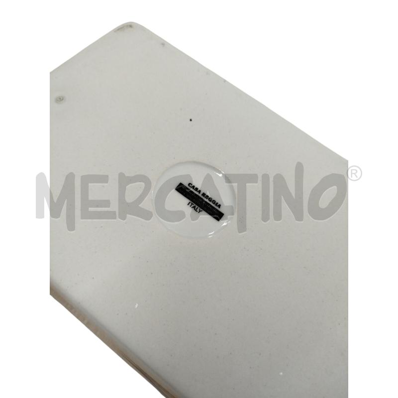 TEGLIA CASA REGGIA 15X22 CM BIANCA BLU | Mercatino dell'Usato Chieri 2