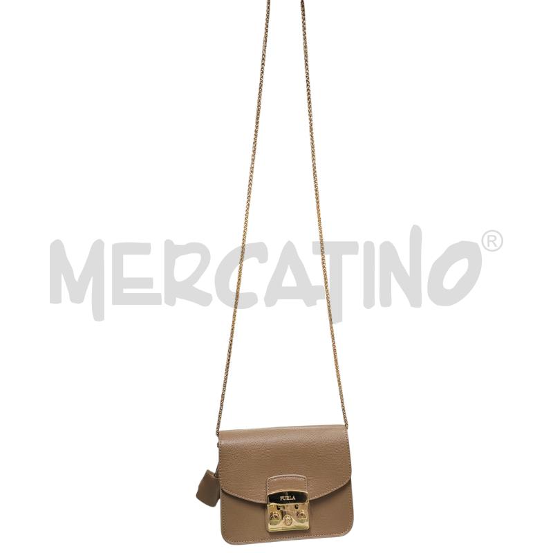 TRACOLLA DONNA MARRONE FURLA TRAC DORATA | Mercatino dell'Usato Chieri 1