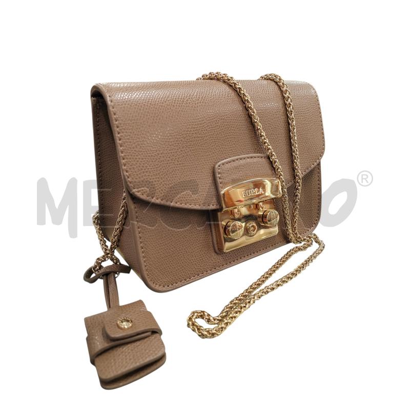 TRACOLLA DONNA MARRONE FURLA TRAC DORATA | Mercatino dell'Usato Chieri 2