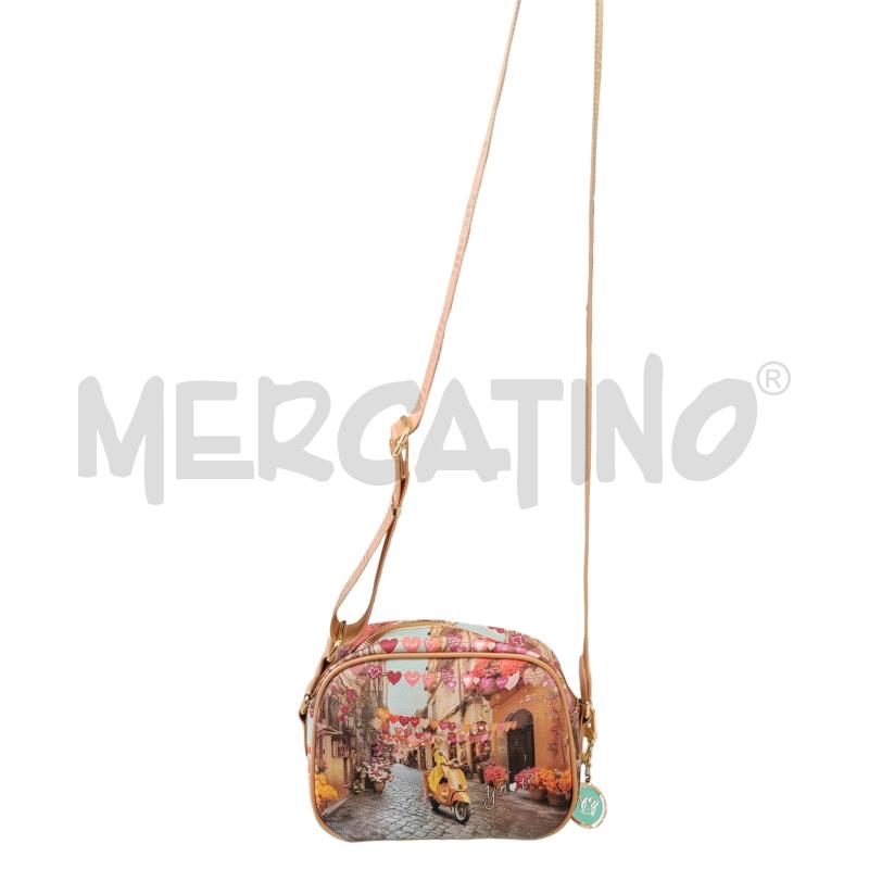 TRACOLLA DONNA Y NOT STRISCIONI CUORI FUCSIA ARANCIO | Mercatino dell'Usato Chieri 1