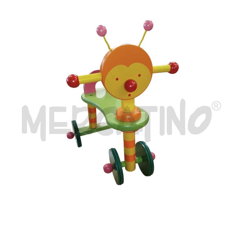 TRICICLO  LEGNO MOULIN ROTY ARANCIO VERDE | Mercatino dell'Usato Chieri 1