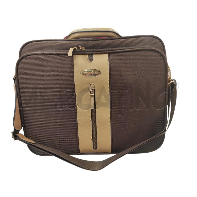 TROLLEY PICCOLO MARRONE SAMSONITE CON TRACOLLA | Mercatino dell'Usato Chieri 2