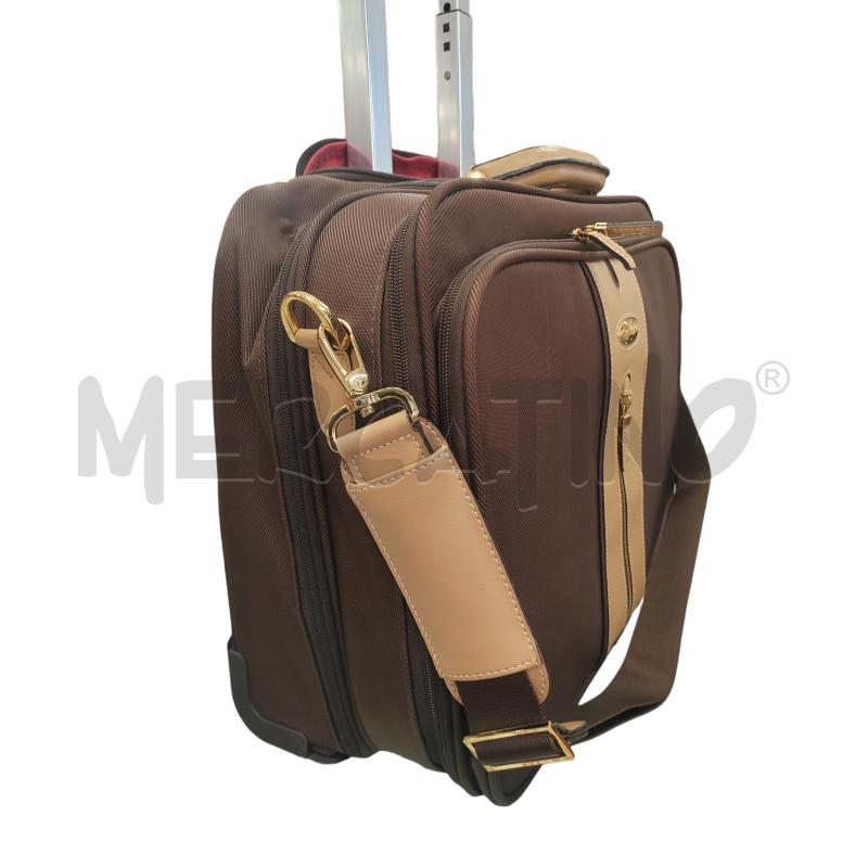 TROLLEY PICCOLO MARRONE SAMSONITE CON TRACOLLA | Mercatino dell'Usato Chieri 3