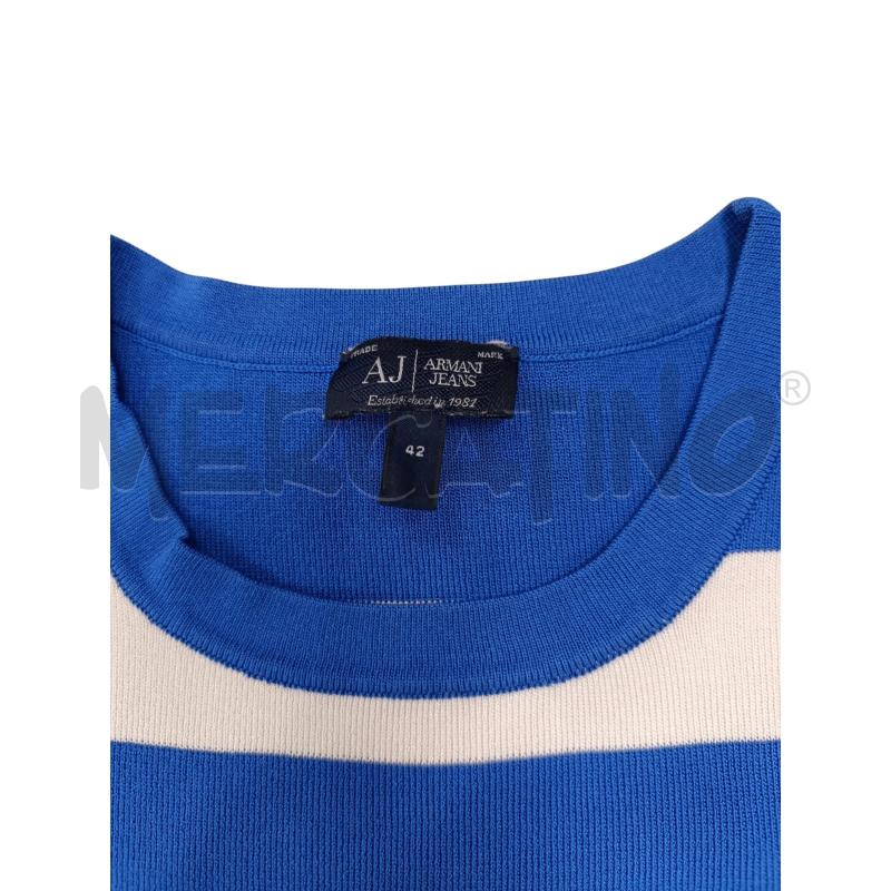 T SHIRT DONNA ARMANI BLU  | Mercatino dell'Usato Chieri 3