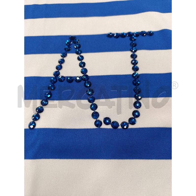 T SHIRT DONNA ARMANI BLU  | Mercatino dell'Usato Chieri 4