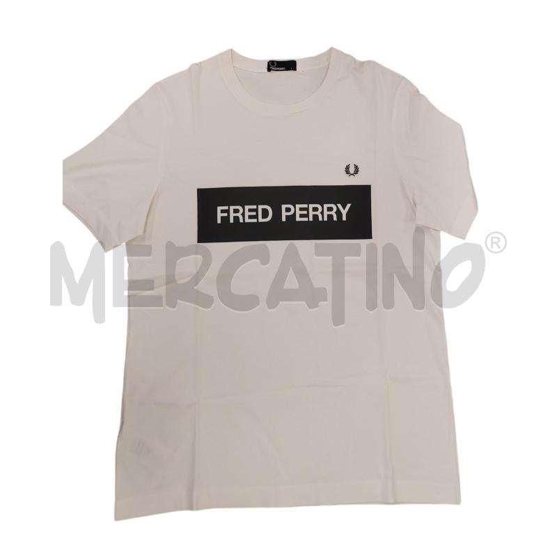 T SHIRT UOMO BIANCO FRED PERRY | Mercatino dell'Usato Chieri 1