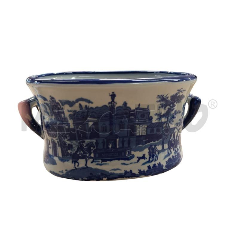 VASO BIANCO BLU 2 MANICI  | Mercatino dell'Usato Chieri 1