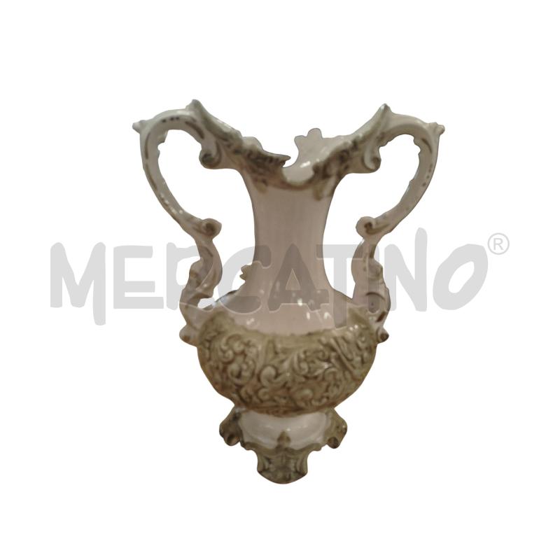 VASO DOPPIO MANICO LAVORATO FIORI RILIEVO | Mercatino dell'Usato Chieri 2