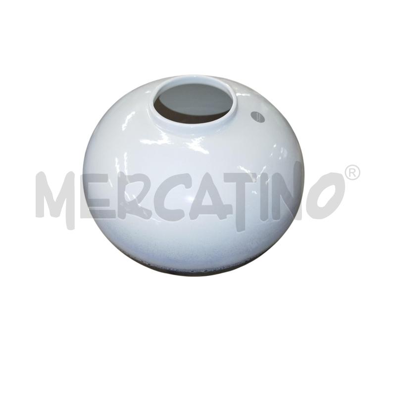 VASO GRANDE SFERICO MADE IN PORTUGAL CROFF BIANCO BLU | Mercatino dell'Usato Chieri 2