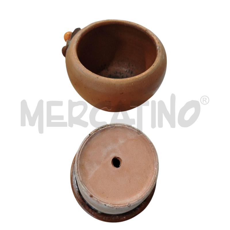 VASO IN TERRACOTTA CON SCOLO FRUTTA RILIEVO | Mercatino dell'Usato Chieri 2