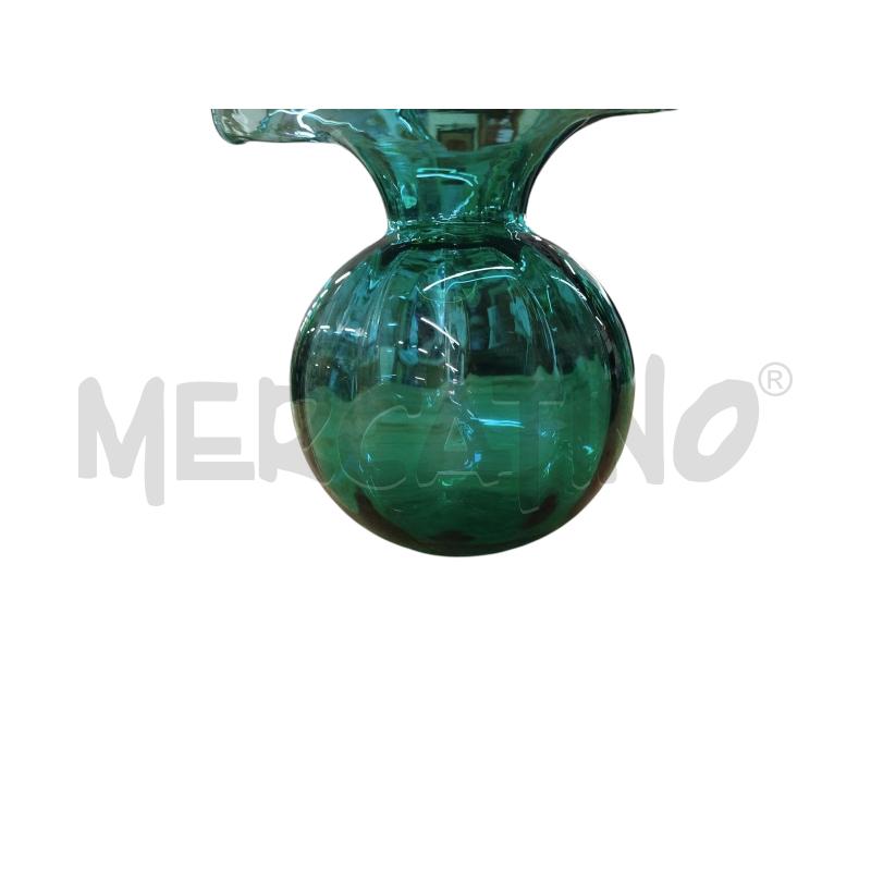 VASO VERDE VETRO MODELLO PRIMULA | Mercatino dell'Usato Chieri 3