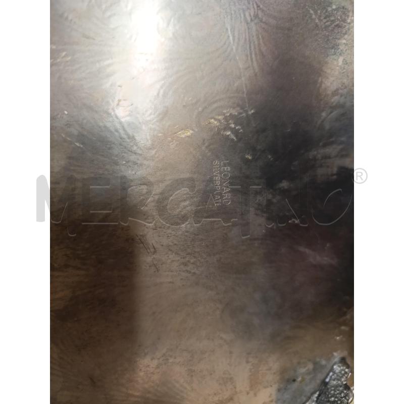 VASSOIO METALLO PIEDINI LEONARD SILVER PLATED | Mercatino dell'Usato Chieri 3