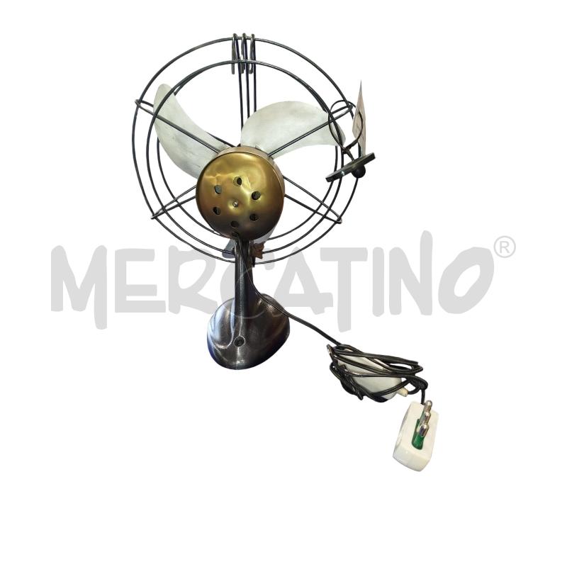 VENTILATORE VINTAGE BASE METALO NERA | Mercatino dell'Usato Chieri 2