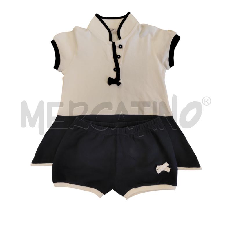 VESTITO BAMBINO BIANCO-BLU MONCLER | Mercatino dell'Usato Chieri 1